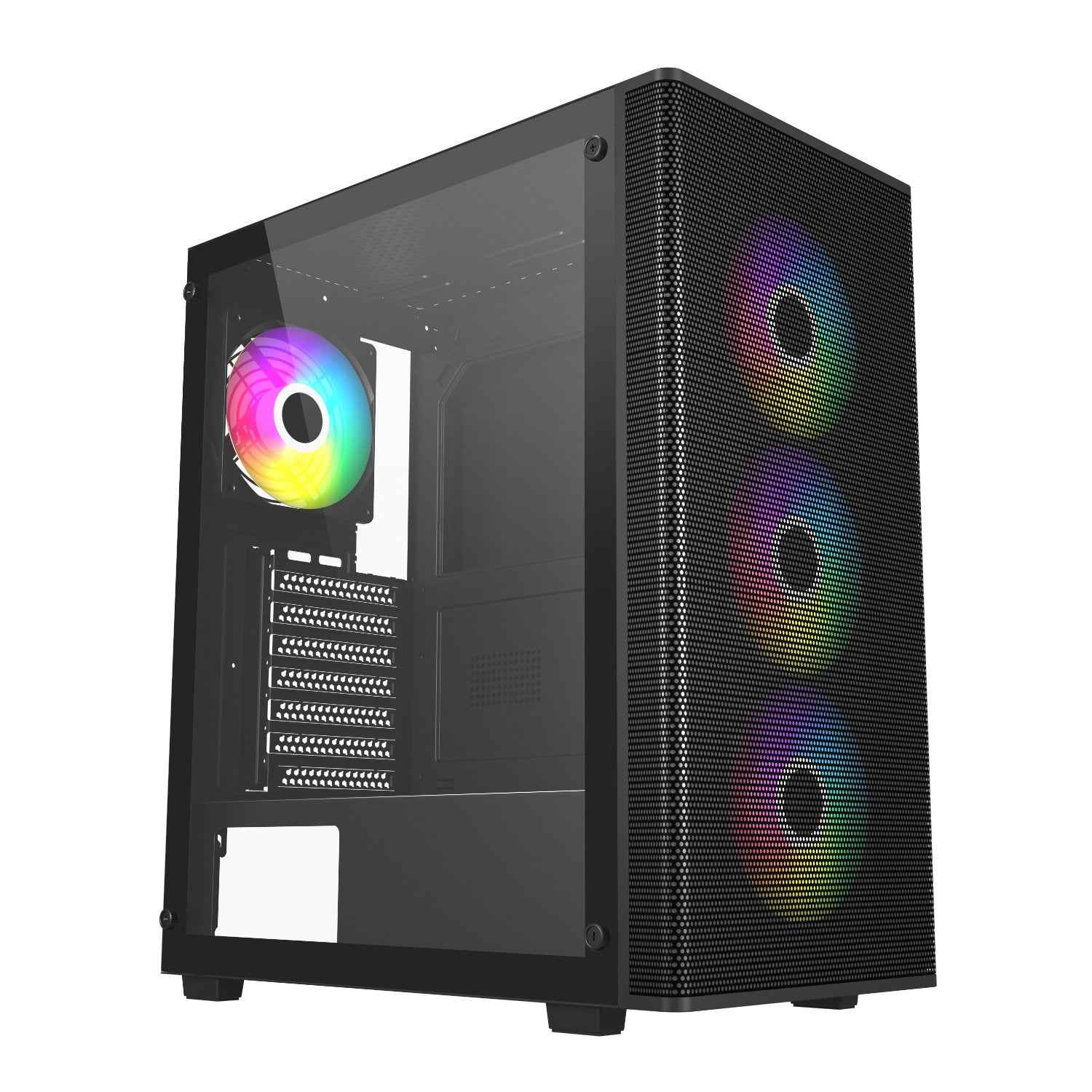 FSP M220 ATX Mid Tower Gaming Chassis Black