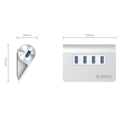 Orico 4-Port USB3.0 Angled Hub