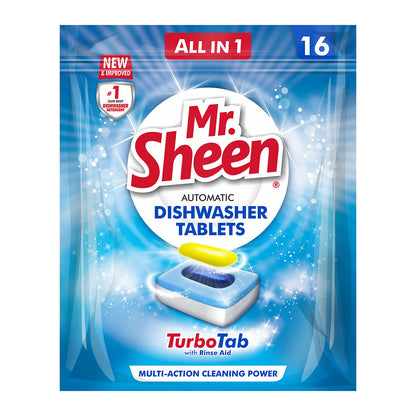 MR SHEEN DISHWASHER AUTOMATIC TABLETS 16 UNITS