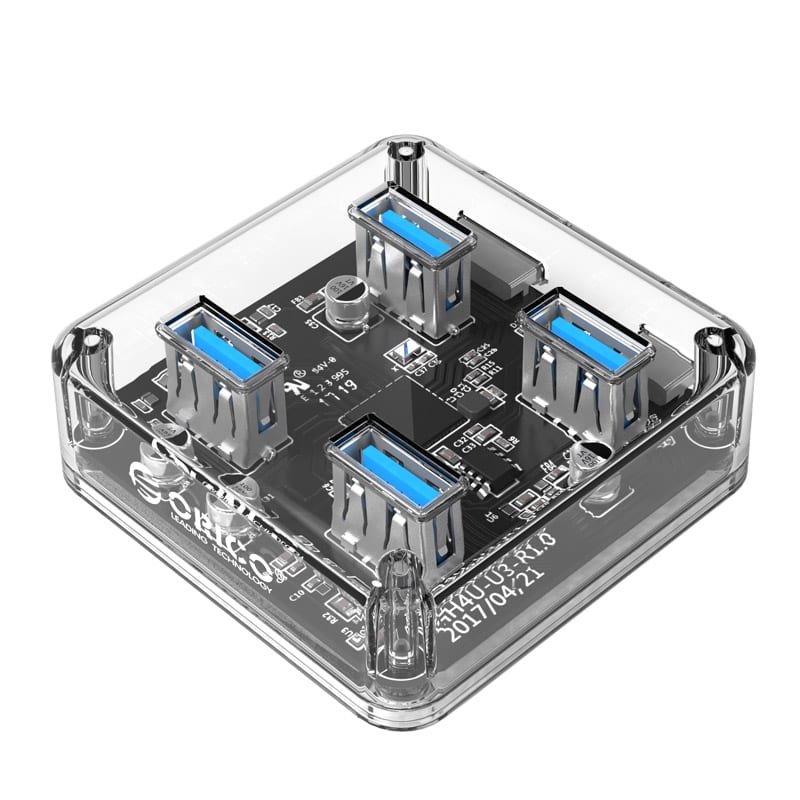 Orico 4-Port USB3.0 Transparent Hub