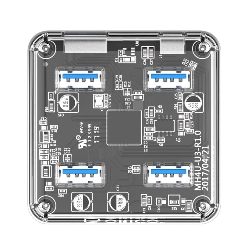 Orico 4-Port USB3.0 Transparent Hub