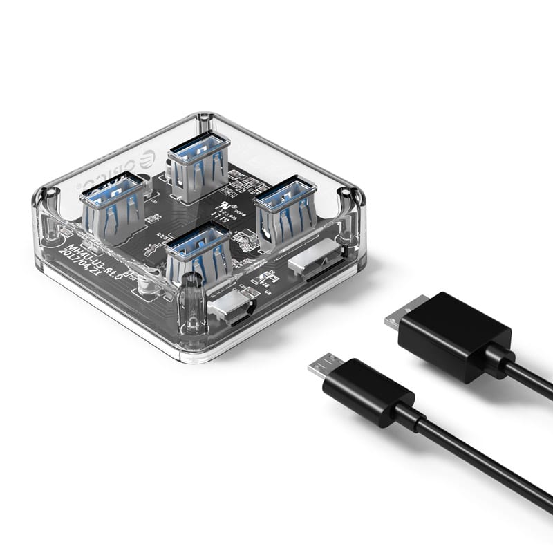 Orico 4-Port USB3.0 Transparent Hub