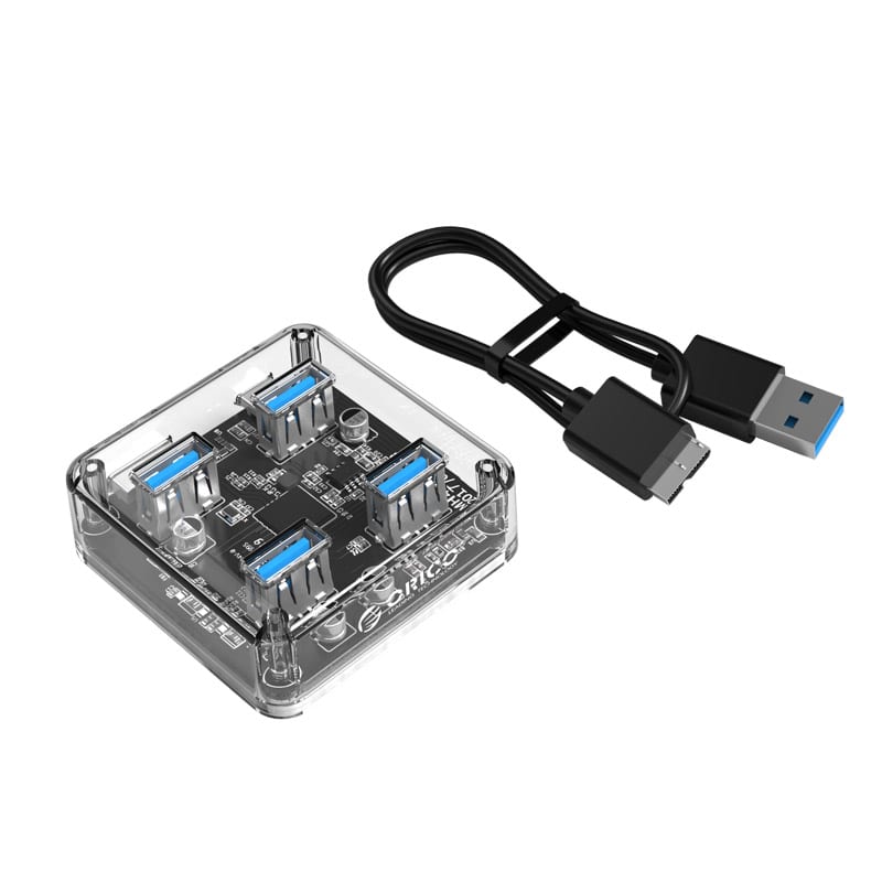 Orico 4-Port USB3.0 Transparent Hub