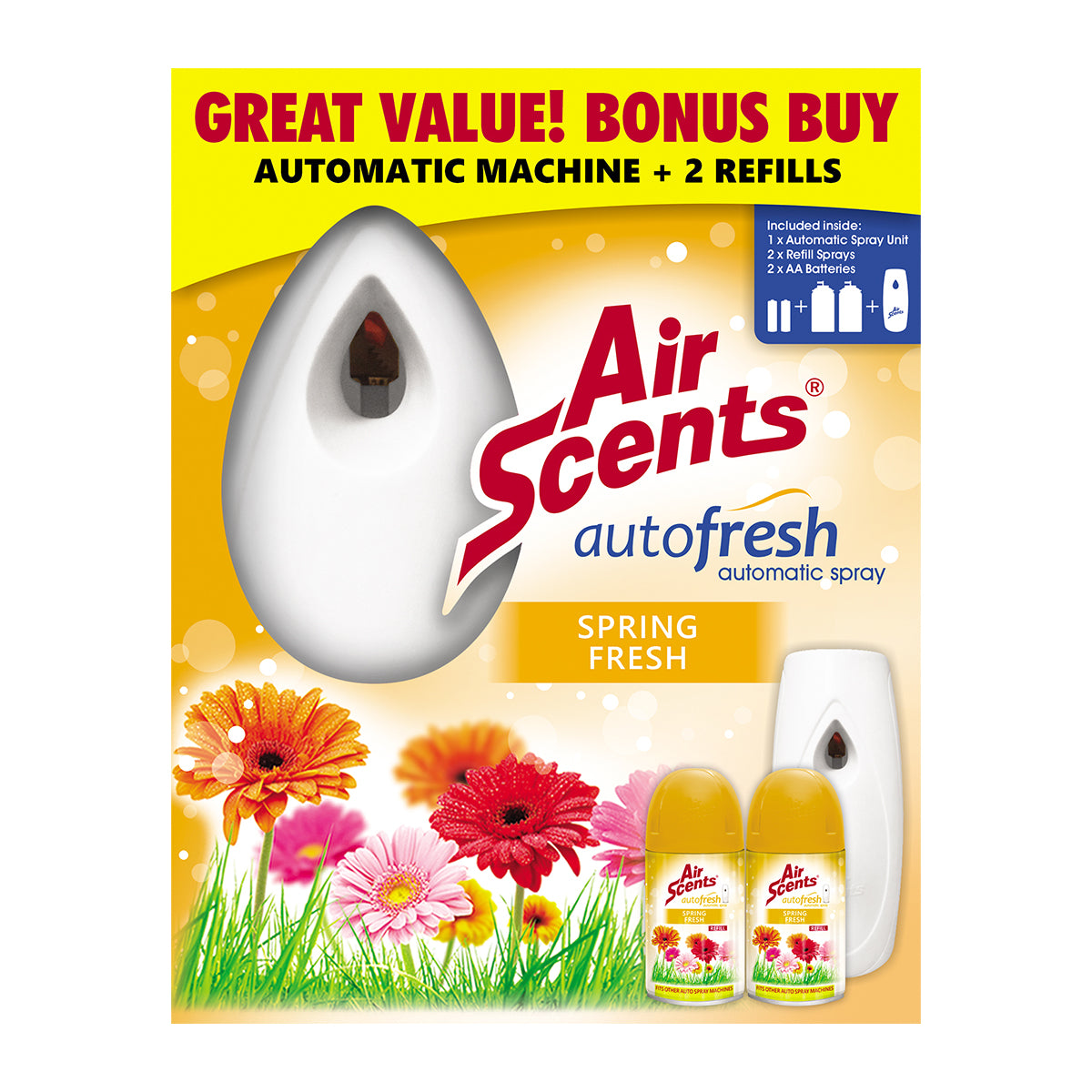 Air Scents AutoFresh Automatic Spray Spring Fresh – GroPlus