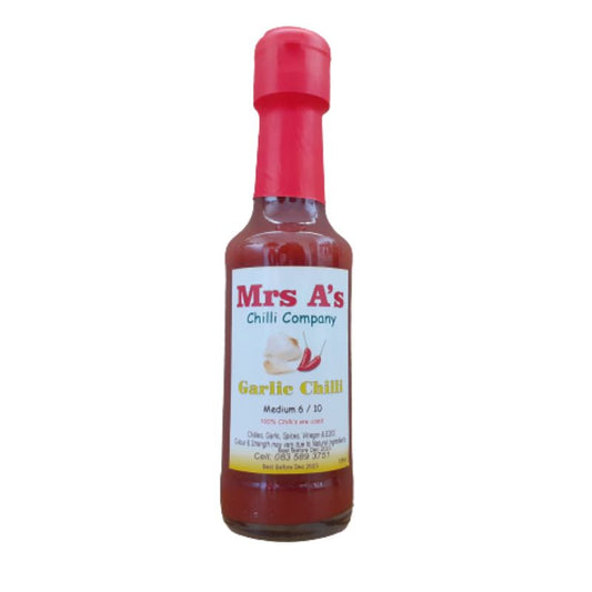 Mrs A Chilli Company 125ml Garlic Chilli Sauce