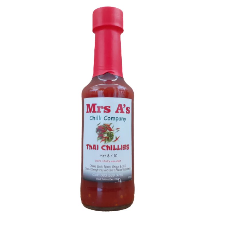 Mrs A Chilli Company 125ml Thai Chillies