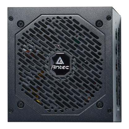 Antec power supply unit with visible brand logo on a white background