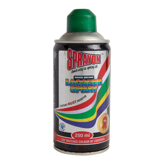 Sprayon lacquer spray can on a white background