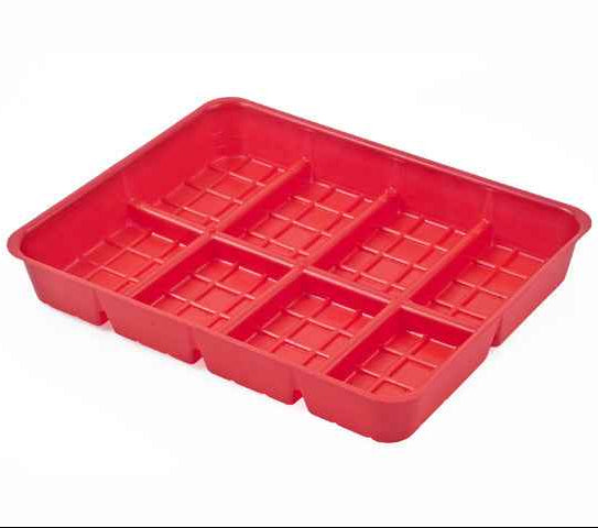 Poltek Feeder Chick Tray Rectangle Red