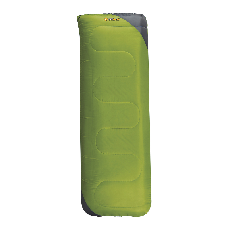 Green OZtrail Sturt Camper Sleeping Bag 5°C on a white background
