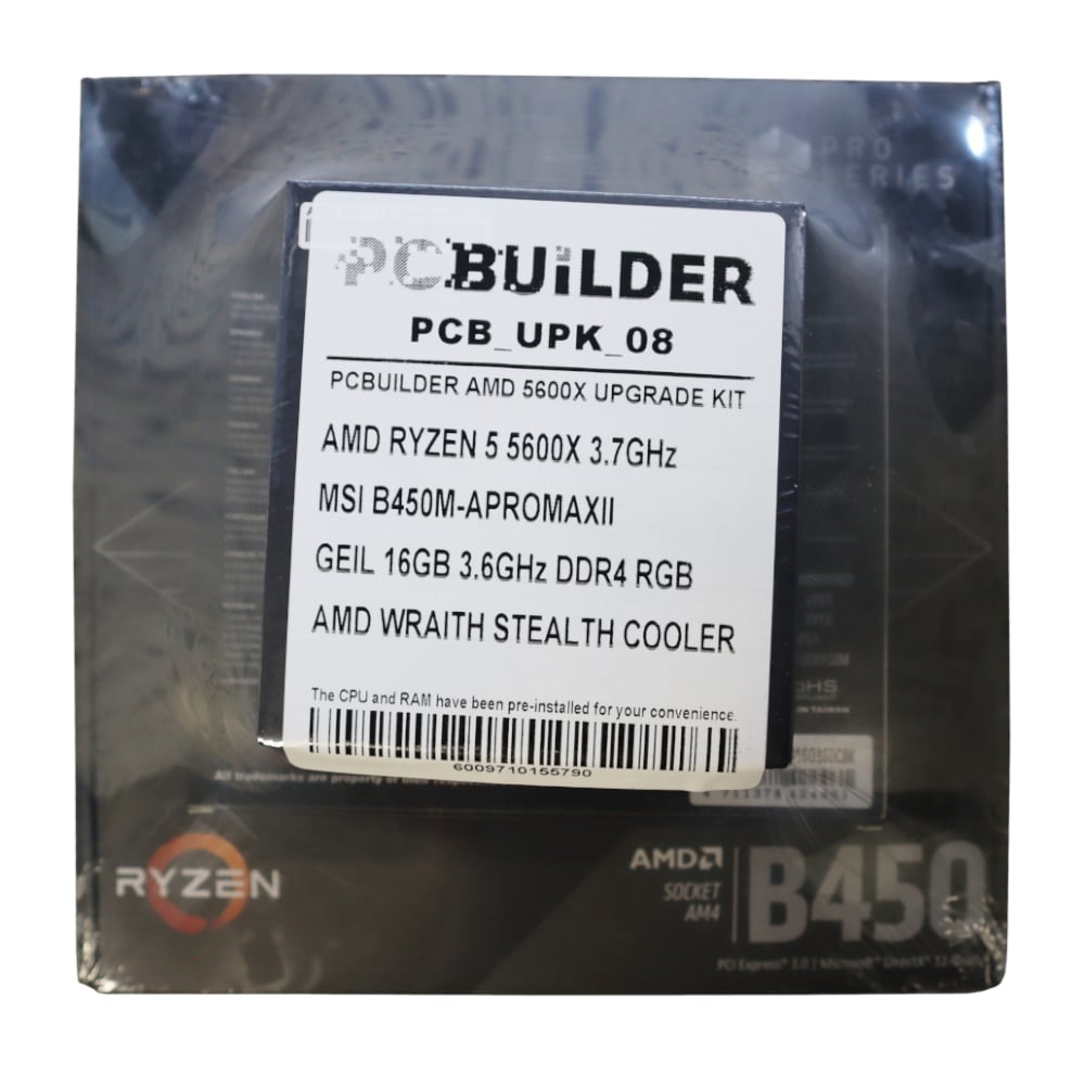 PCBuilder AMD Ryzen 5 5600X LEVEL UP Prime Upgrade Kit