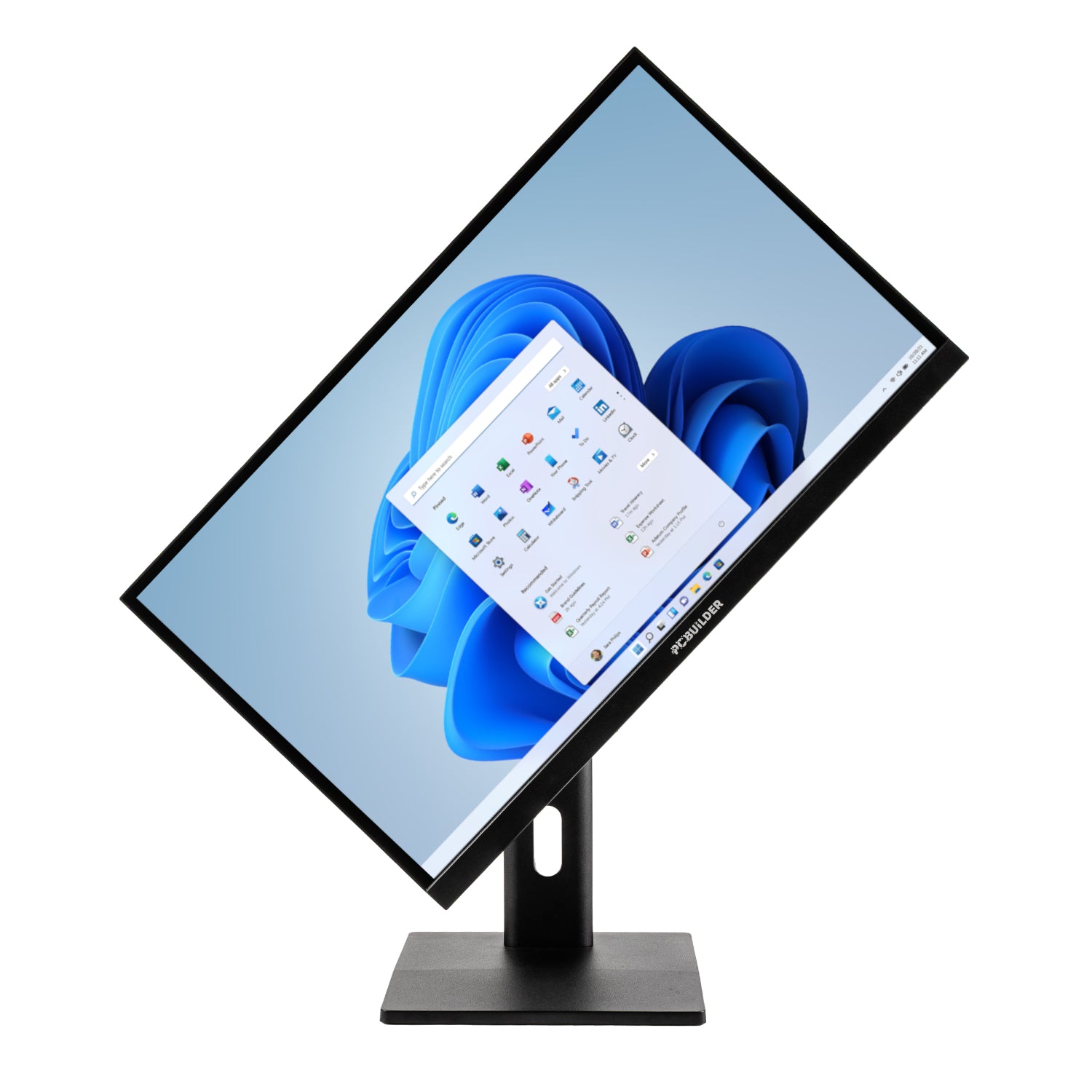 Modern computer monitor with a sleek design on a white background