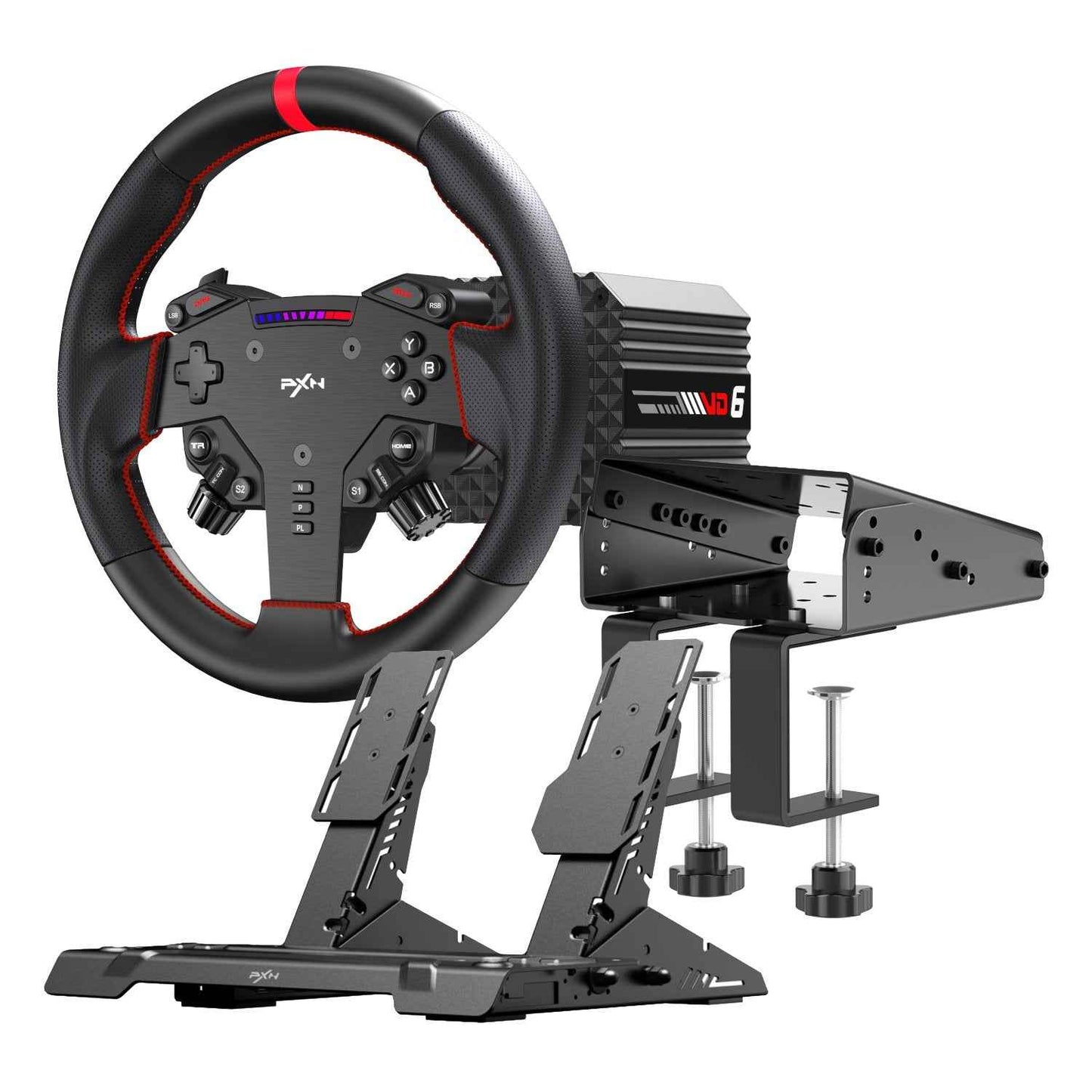 PXN VD6 Direct Drive Sim Racing Wheel Bundle