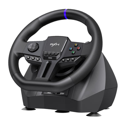 PXN gaming steering wheel on a white background