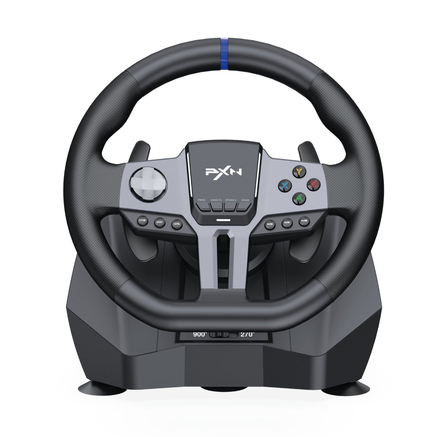 PXN gaming steering wheel on a white background