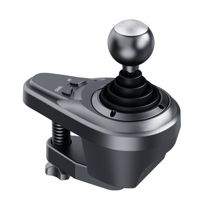 Joystick controller on a white background
