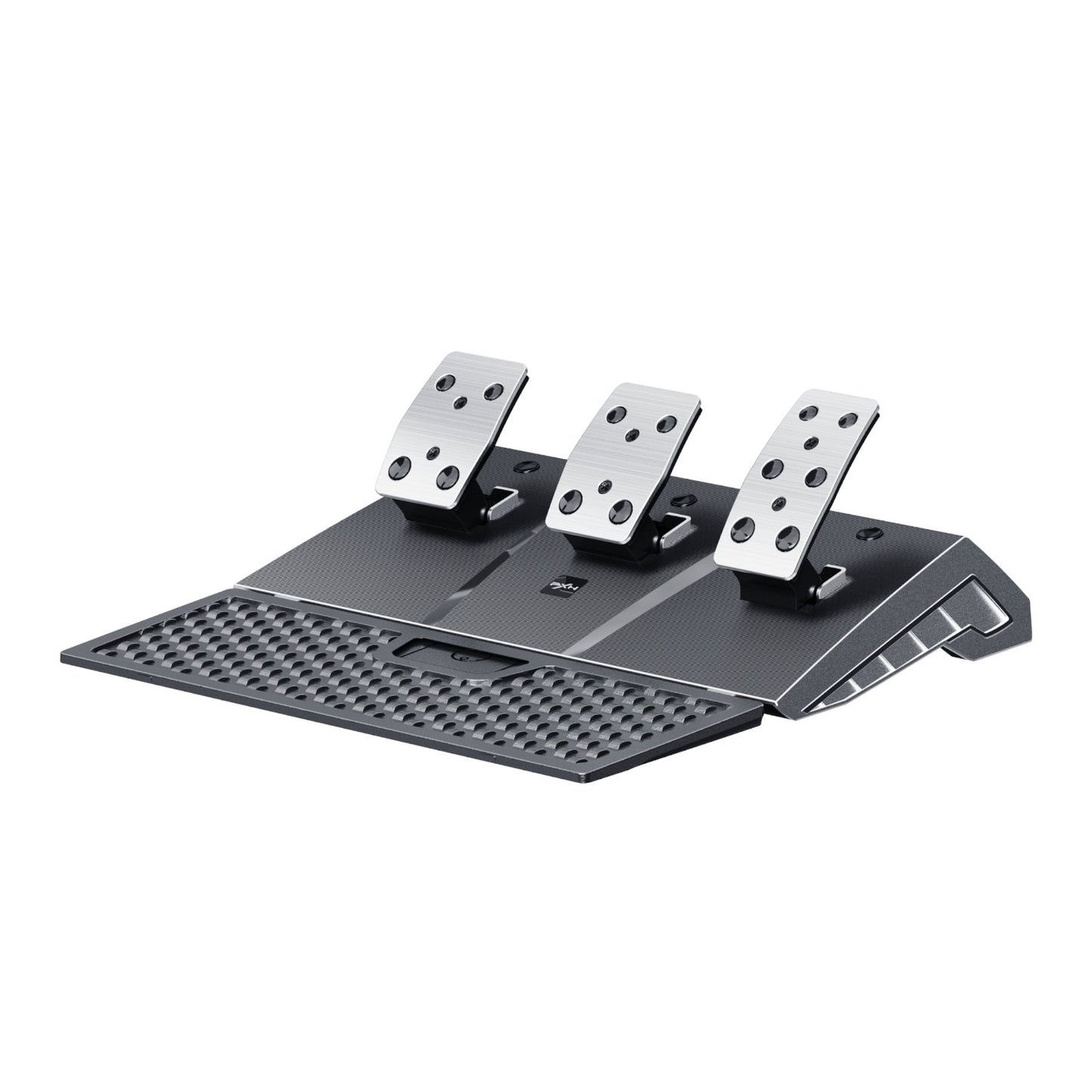 Gaming pedal set on a white background