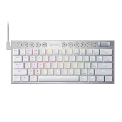 Redragon K632 HORUS Mini 60% RGB Wired Gaming Keyboard White
