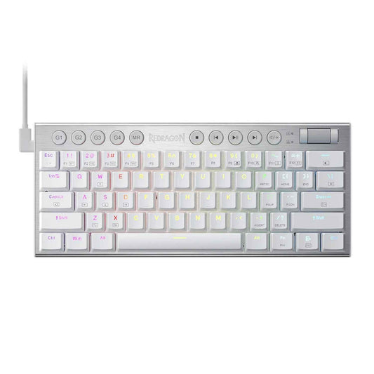 Redragon K632 HORUS Mini 60% RGB Wired Gaming Keyboard White