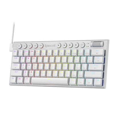Redragon K632 HORUS Mini 60% RGB Wired Gaming Keyboard White