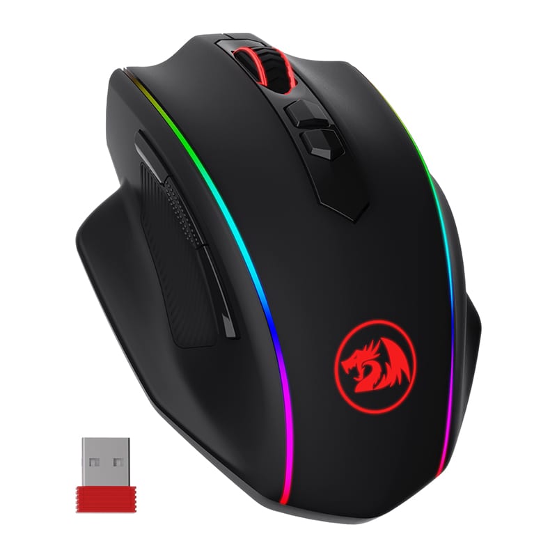 Redragon VAMPIRE ELITE 16000DPI RGB 8 Button Wireless Gaming Mouse - Black