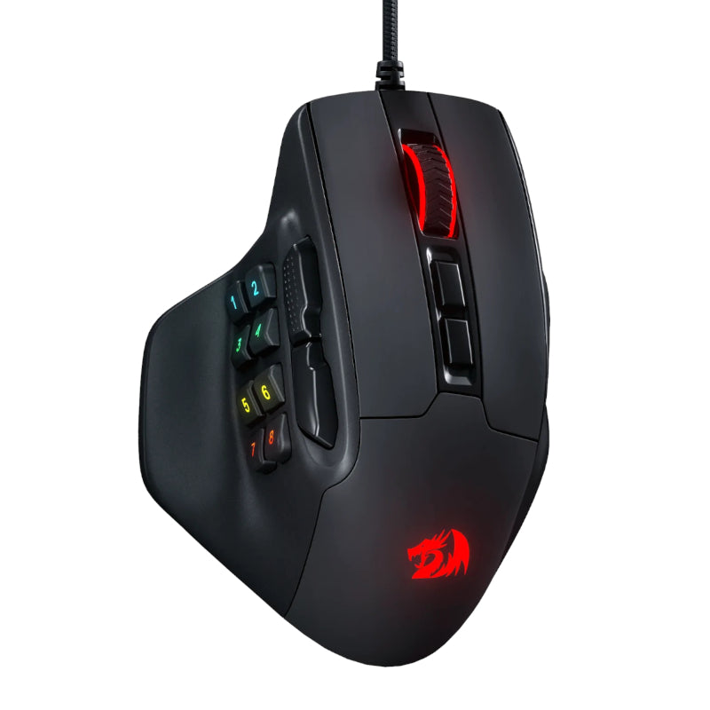 Redragon AATROX MMO 6200DPI RGB 15 Button Gaming Mouse