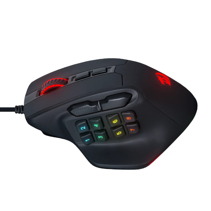 Redragon AATROX MMO 6200DPI RGB 15 Button Gaming Mouse