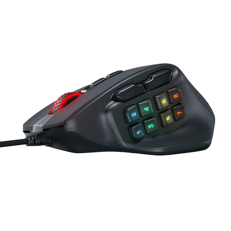 Redragon AATROX MMO 6200DPI RGB 15 Button Gaming Mouse