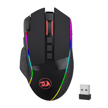 Redragon ENLIGHTMENT 19000DPI RGB 9 Button Wireless Gaming Mouse