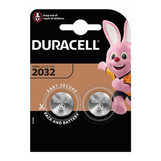 DURACELL BATTERY LITHIUM 2032 2 PACK