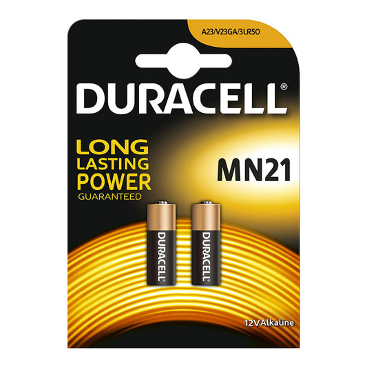 DURACELL BATTERY ALKALINE MN21 2 PACK