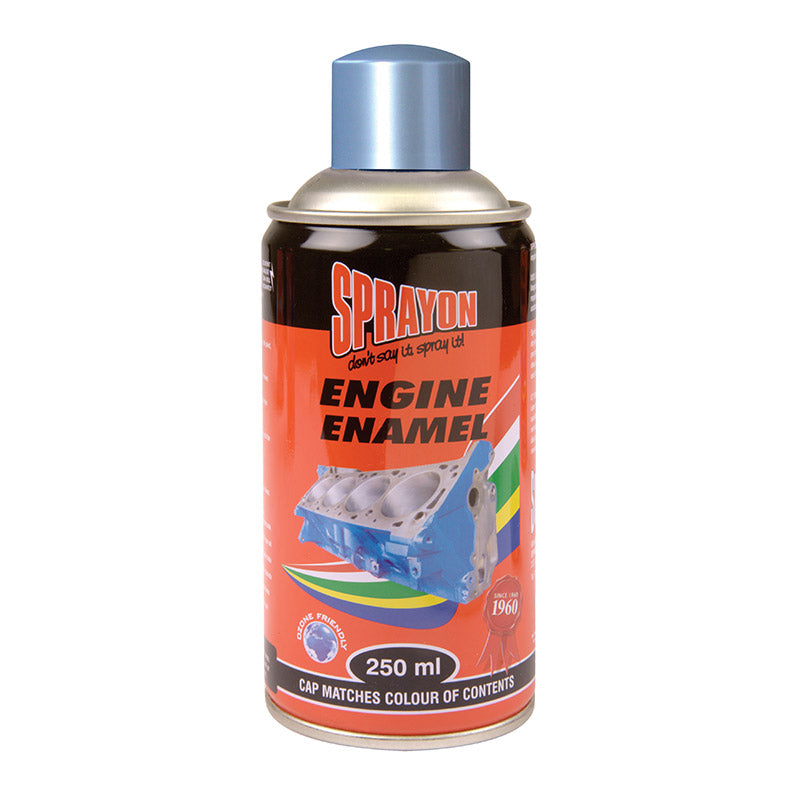 Sprayon Engine Enamel spray can on a white background