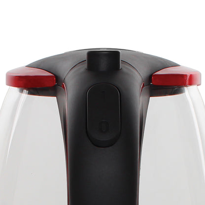 MELLERWARE KETTLE GLASS 1.8L 2200W 360D CORDL RED