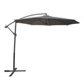 Seagull Cantilever Umbrella 3m Light Grey - GroPlus