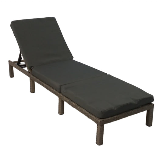 Seagull Deluxe Rattan Lounger 198cm - GroPlus