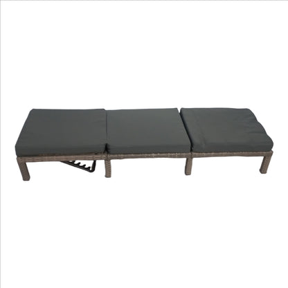 Seagull Deluxe Rattan Lounger 198cm - GroPlus