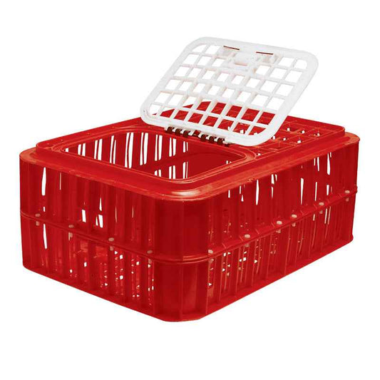 Poltek Crate Classic Live Bird Cage Red 10 Birds