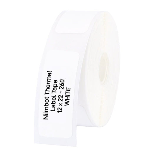 Niimbot D11/D110/D101/H1S 12 x 22mm White Thermal Label Roll