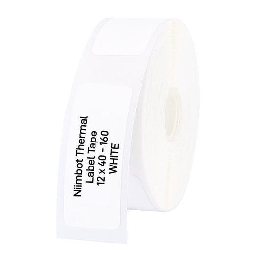 Niimbot D11/D110/D101/H1S 12 x 40mm White Thermal Label Roll