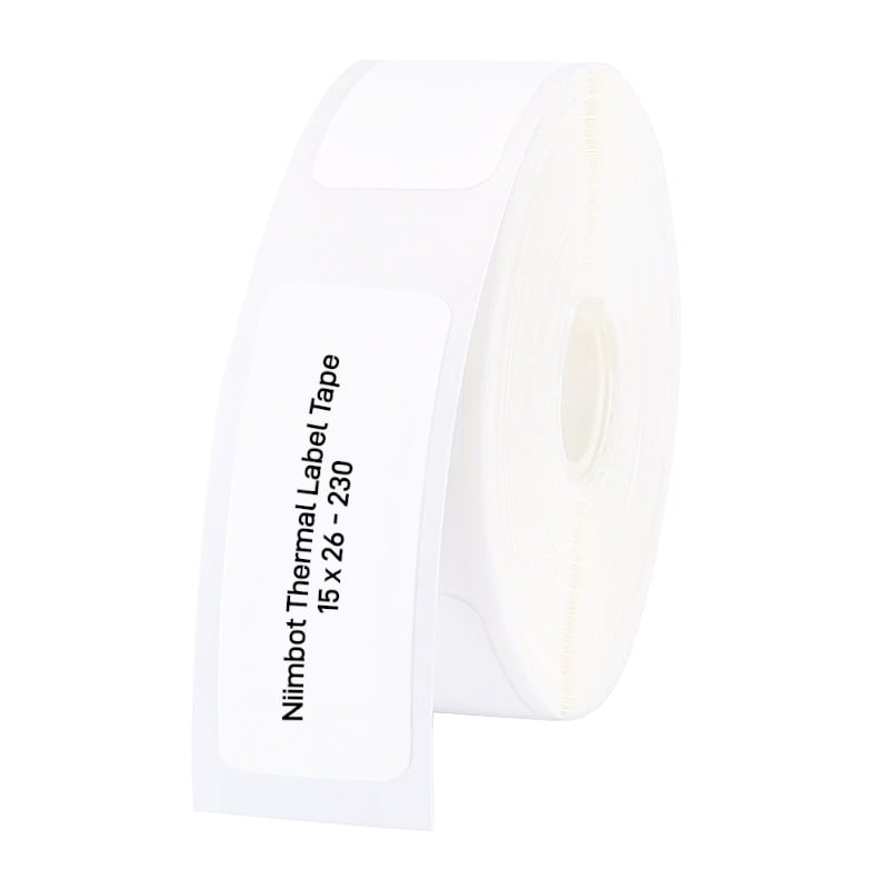 Niimbot D11/D110/D101/H1S 15 x 26mm White Thermal Label Roll