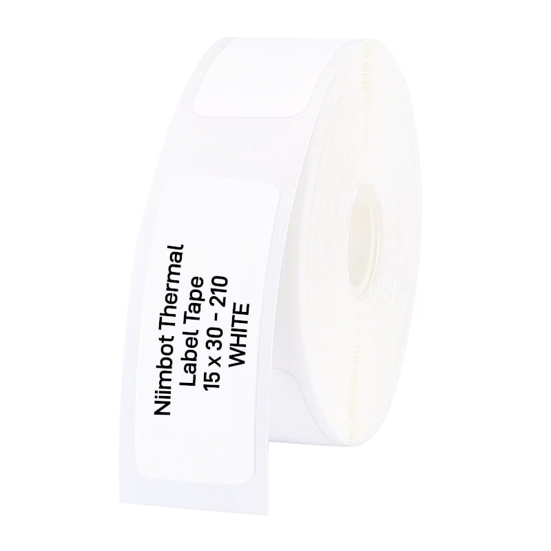 Niimbot D11/D110/D101/H1S 15 x 30mm White Thermal Label Roll