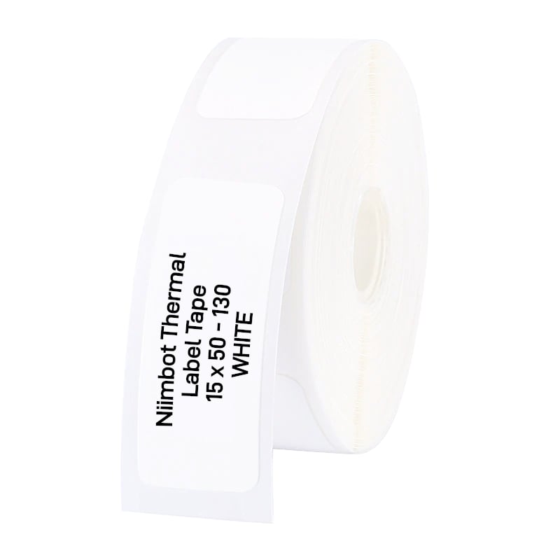 Niimbot D11/D110/D101/H1S 15 x 50mm White Thermal Label Roll