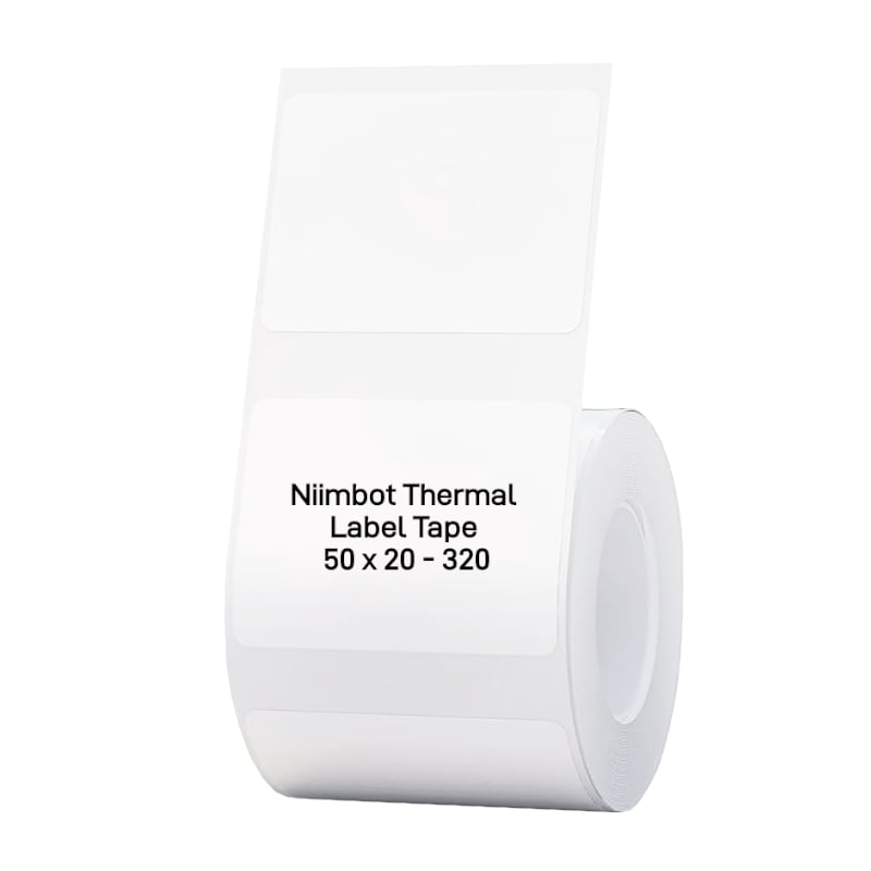 Niimbot B1/B21/B3S 50 x 20mm White Thermal Label Roll