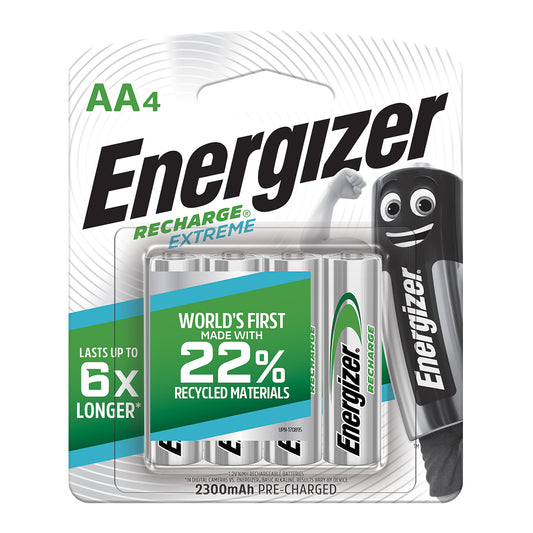 ENERGIZER BATTERY RECHAR EXTREME AA 2300MAH 4 PC