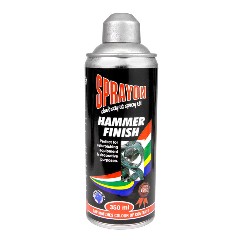 Sprayon Hammer Finish spray can on a white background