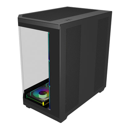 FSP U580 ARGB ATX Ultra Tower Gaming Chassis - Black - GroPlus