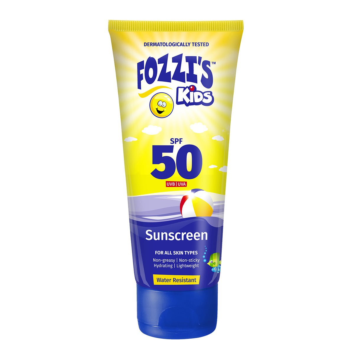 FOZZIS KIDS SUNSCREEN LOTION TUBE SPF50 150ML