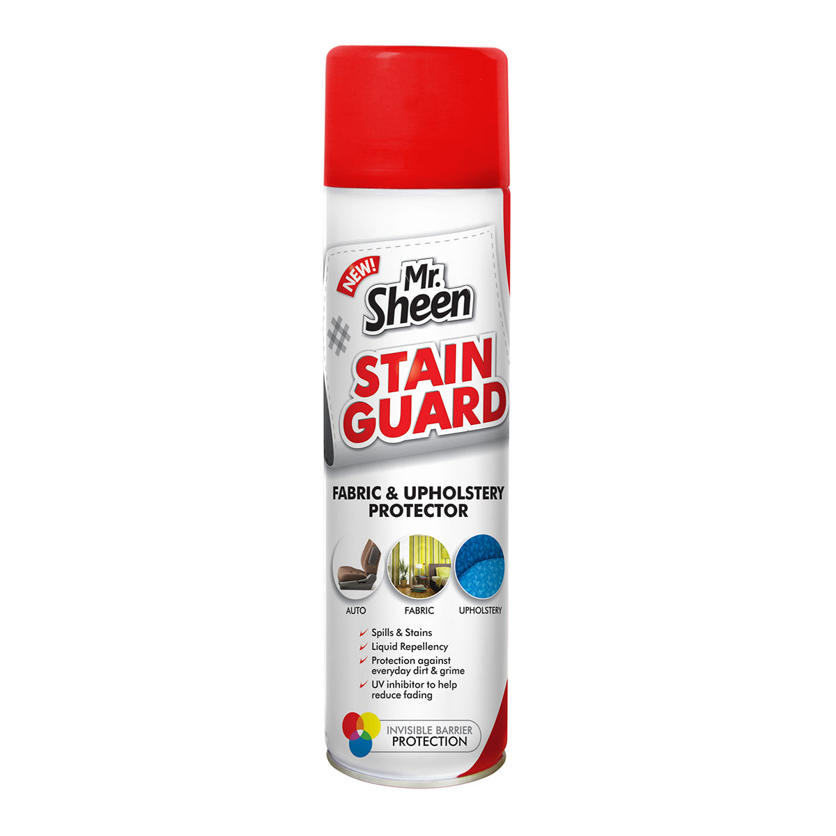 Mr Sheen Stain Guard Fabric & Upholstery Protector 500ml – GroPlus