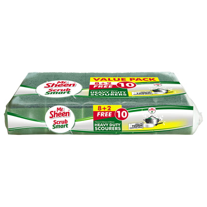 MR SHEEN SRUB SMART SCOURER 8+2 VALUE PACK