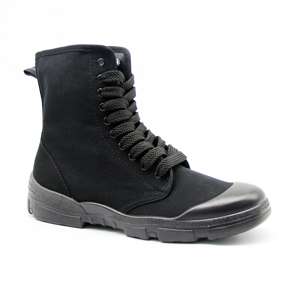 BATA BOOTS SECURITY CANVAS BLACK